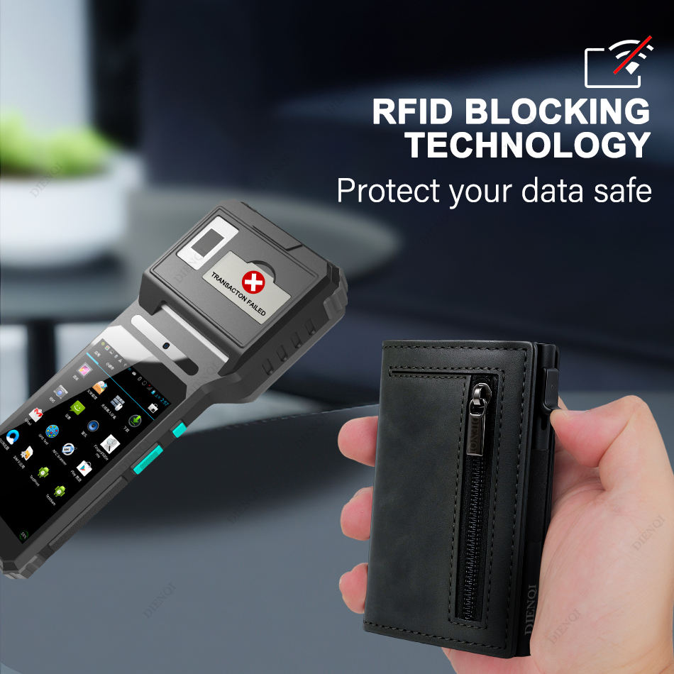 Rfid Blocking Minimalist Wallet Men